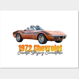 1972 Chevrolet Corvette Stingray Convertible Posters and Art